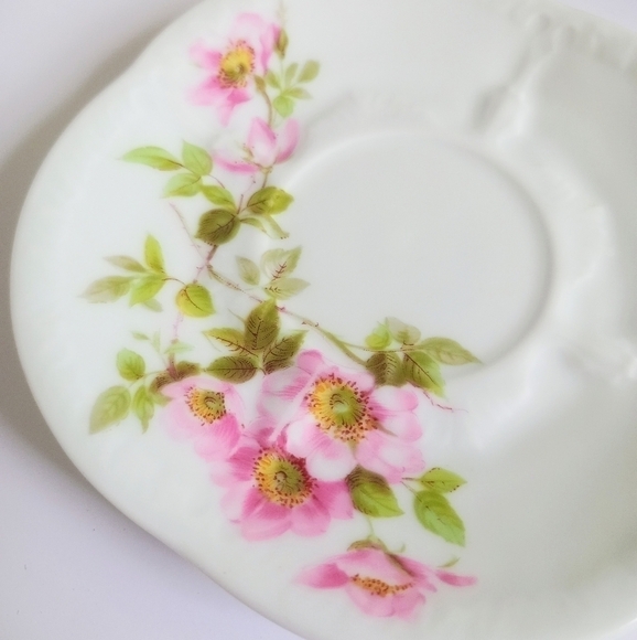 Limoges Giraud vintage tea cup demi tasse with saucer - Picture 3 of 8